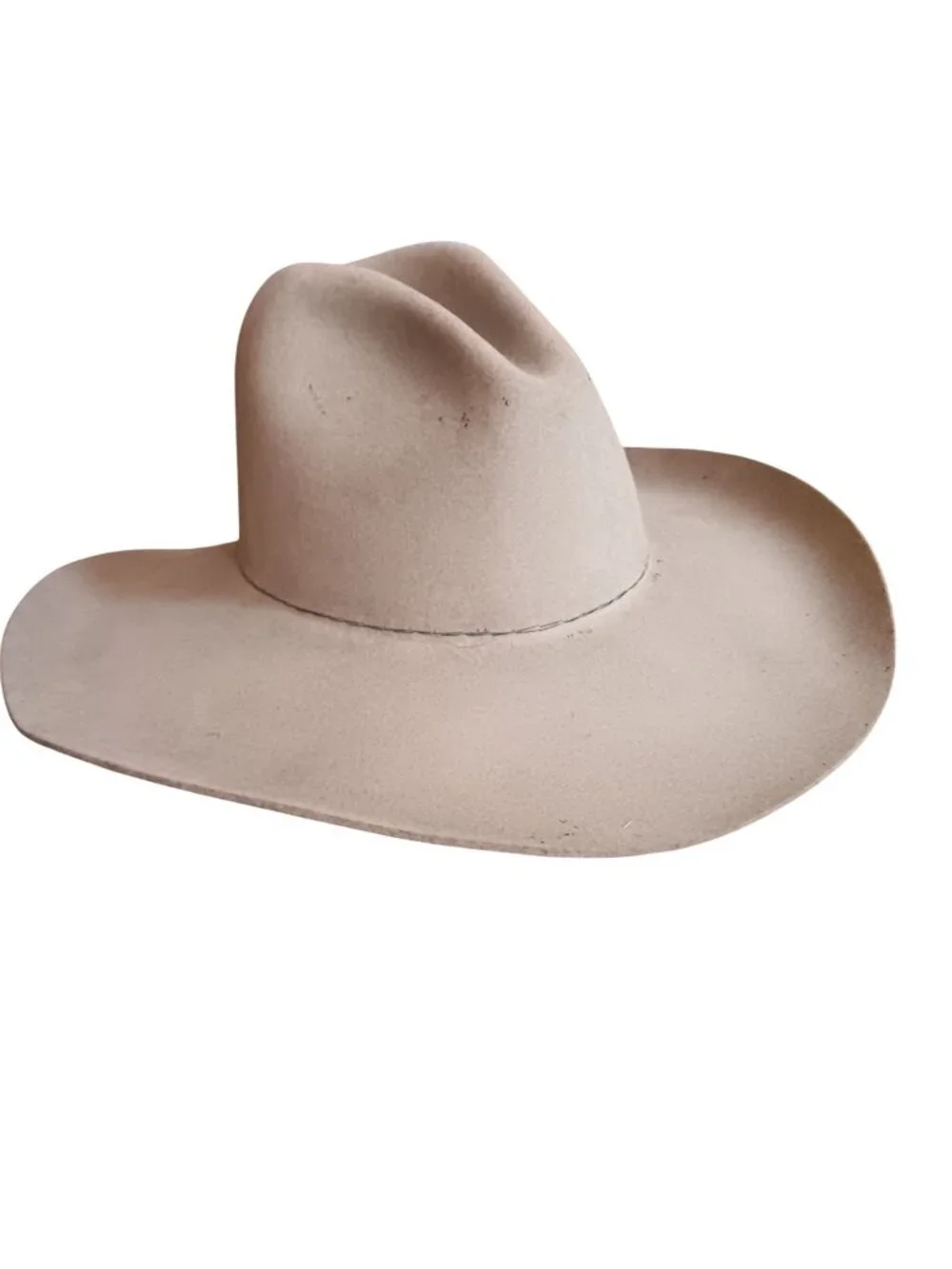 sz 7 Vintage John Wayne Collection Resistol USA Cowboy Hat Wide-Brimmed Felt